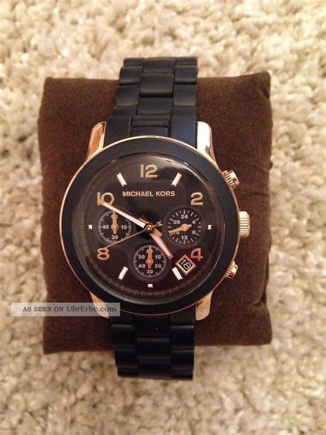 michael kors damen uhr schwarz gold|michael kors armband herren.